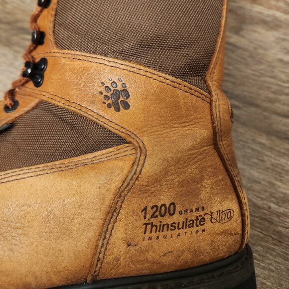 Wolverine insulated Steel Toe Leather Work boots Mens size 10EW - Picture 2 of 9